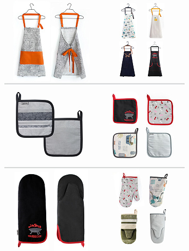 Фартуки, прихватки